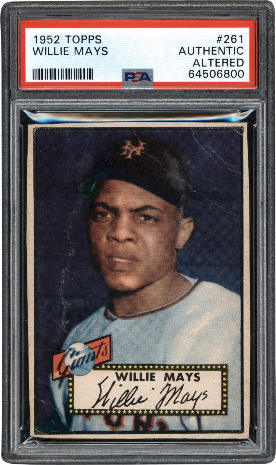 - 1952 Topps #261 Willie Mays PSA Authentic