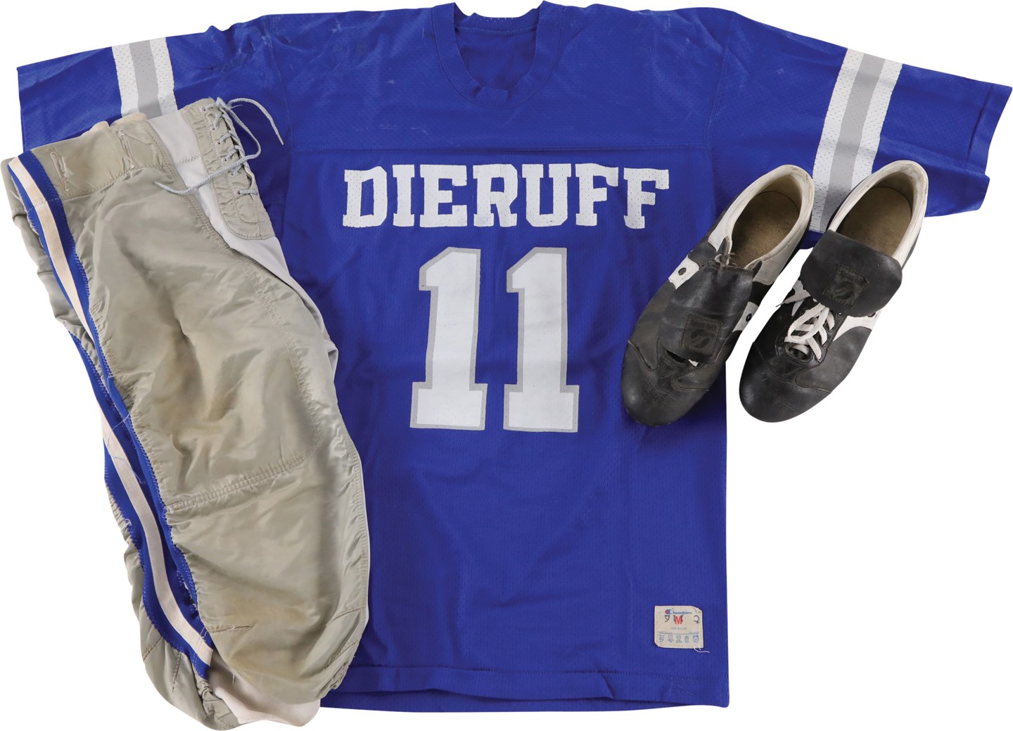 Football - Dieruff High School Game Worn Uniform Attributed to Andre Reed