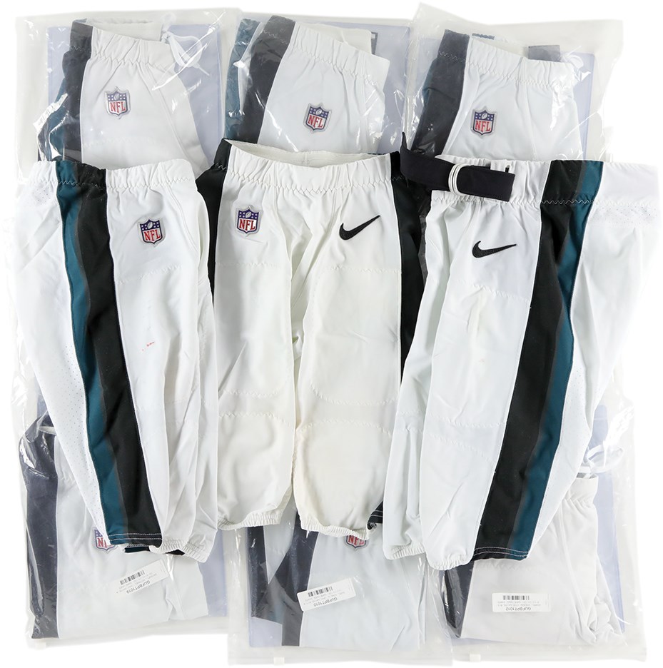 Football - 2018-2021 Philadelphia Eagles Game Worn Pants Collection - All Fanatics Certified (12)