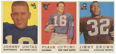 Football Cards - 1959 Topps Football Set