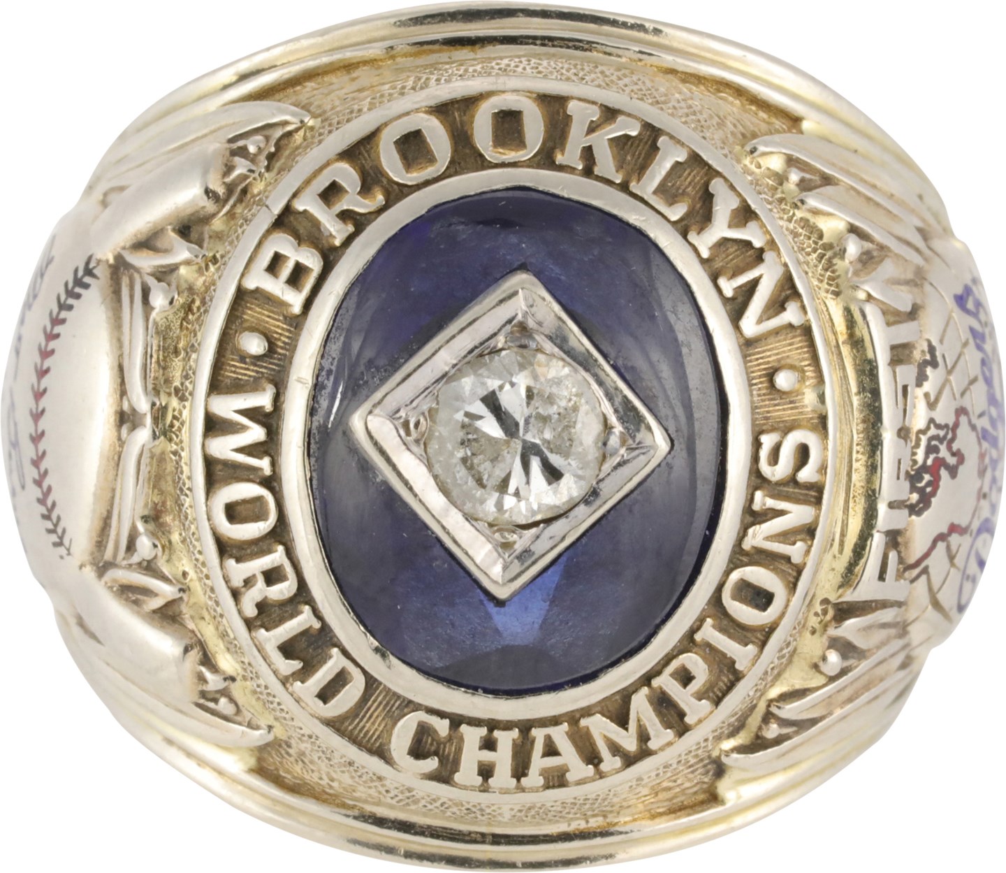 - 1955 Brooklyn Dodgers World Series Championship Staff Ring