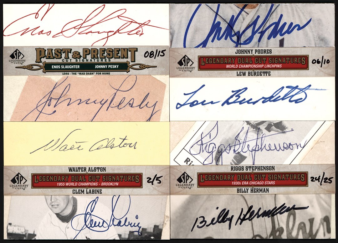 - 2011 SP Legendary Cuts Dual Autograph Collection (4)