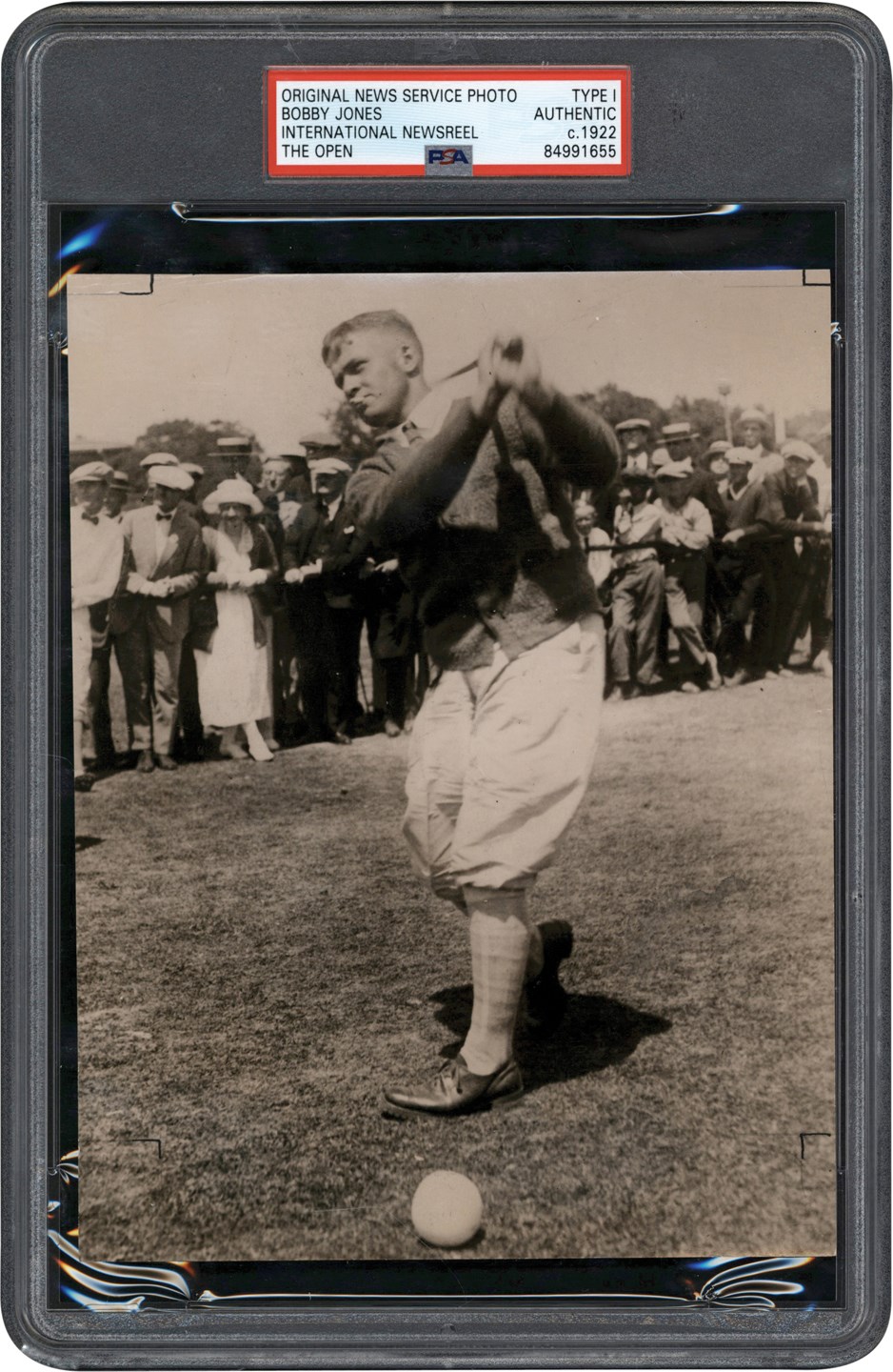Vintage Sports Photographs - 1922 Bobby Jones "On the Links" Photograph (PSA Type I)