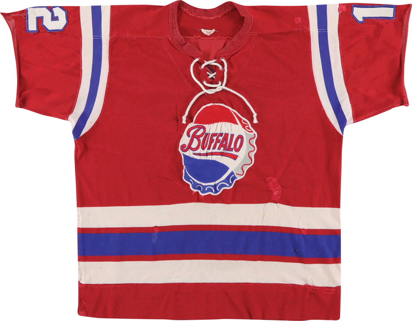 - 1960s Billy Dea Buffalo Bisons AHL Game Worn Jersey