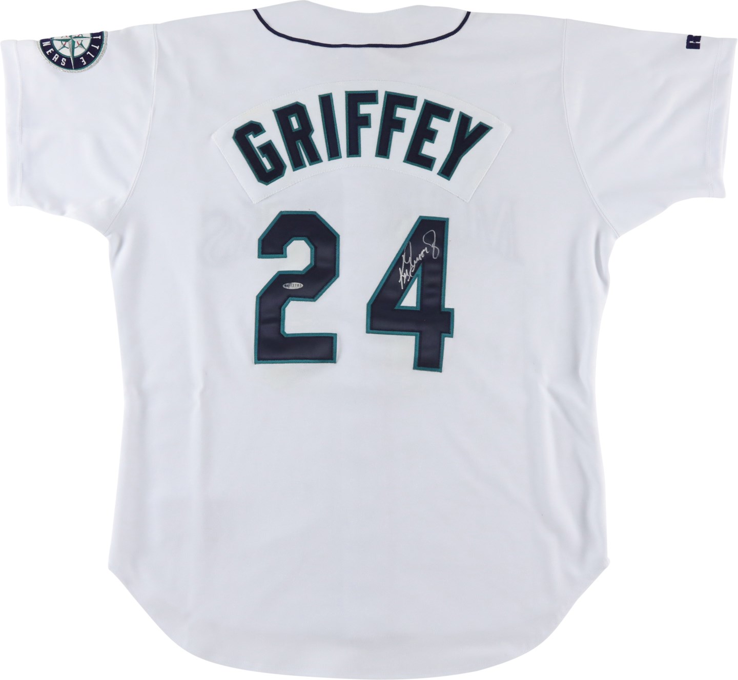 Baseball Autographs - Ken Griffey Jr. Signed Seattle Mariners Jersey (UDA)