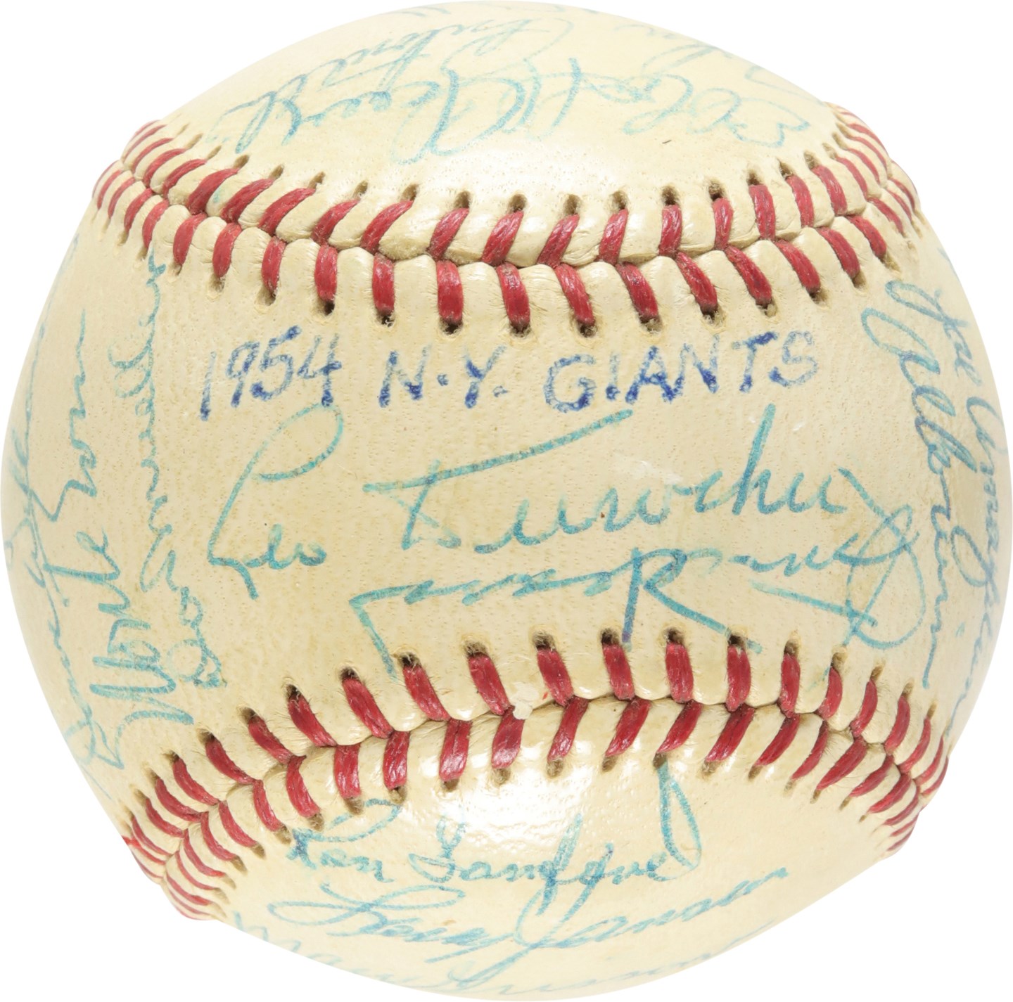 - Strong 1954 World Champion New York Giants Team-Signed Baseball (PSA)