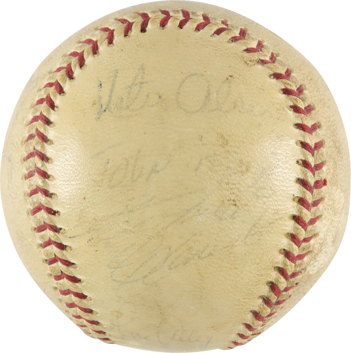 Baseball Autographs - 1969 Pittsburgh Pirates Mutli-Signed Baseball w/Roberto Clemente (PSA)