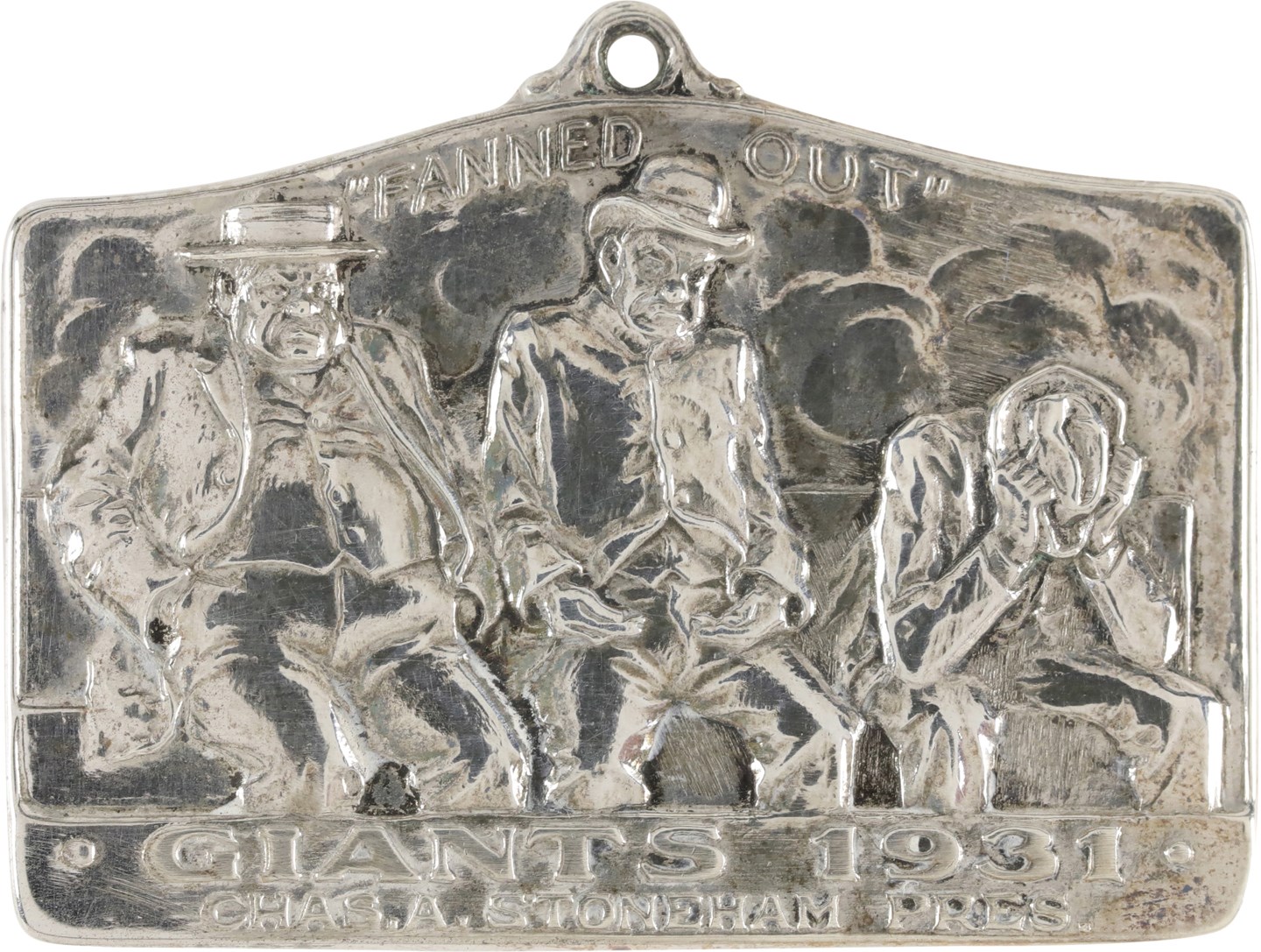 Baseball Memorabilia - 1931 New York Giants Sterling Silver Season Pass