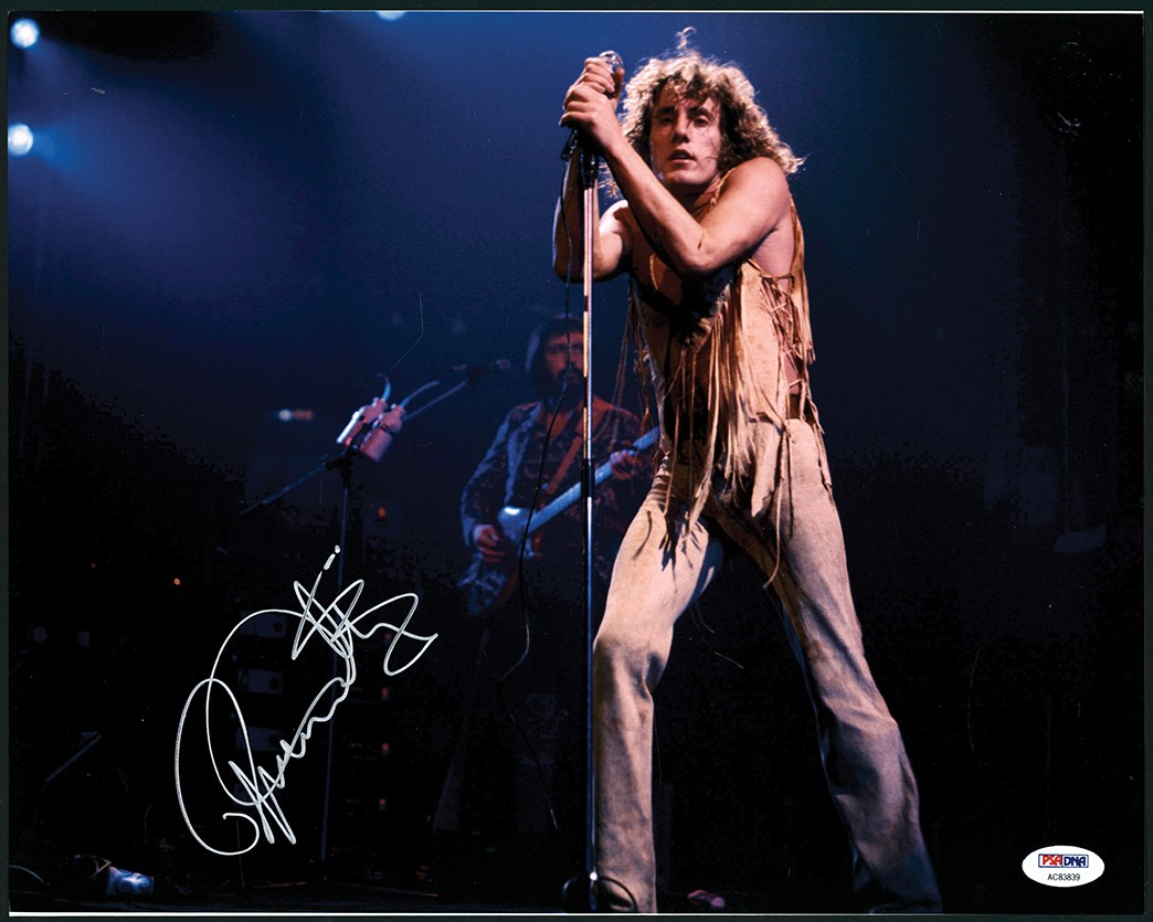 Rock And Pop Culture - Roger Daltrey Signed "The Who" Oversize Photograph (PSA)