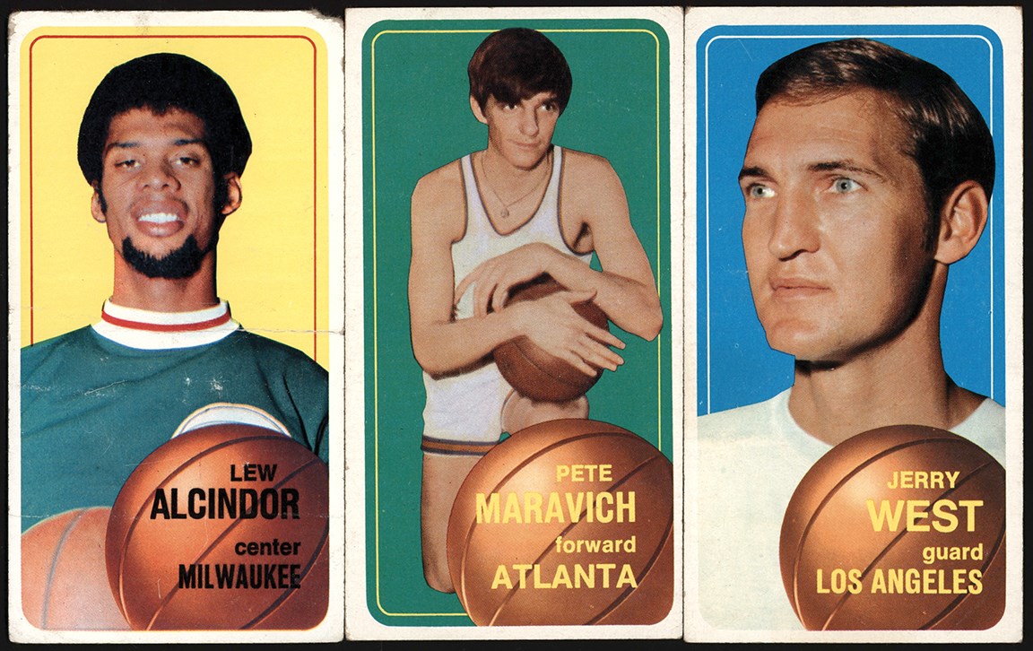 - 1970-1971 Topps Basketball Collection w/Pete Maravich Rookie (148)