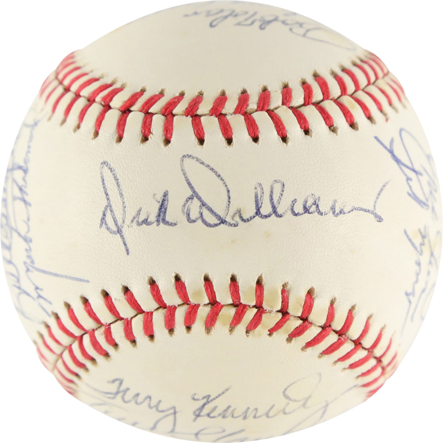Baseball Autographs - 1983 San Diego Padres Team-Signed Baseball w/Early Tony Gwynn Signature