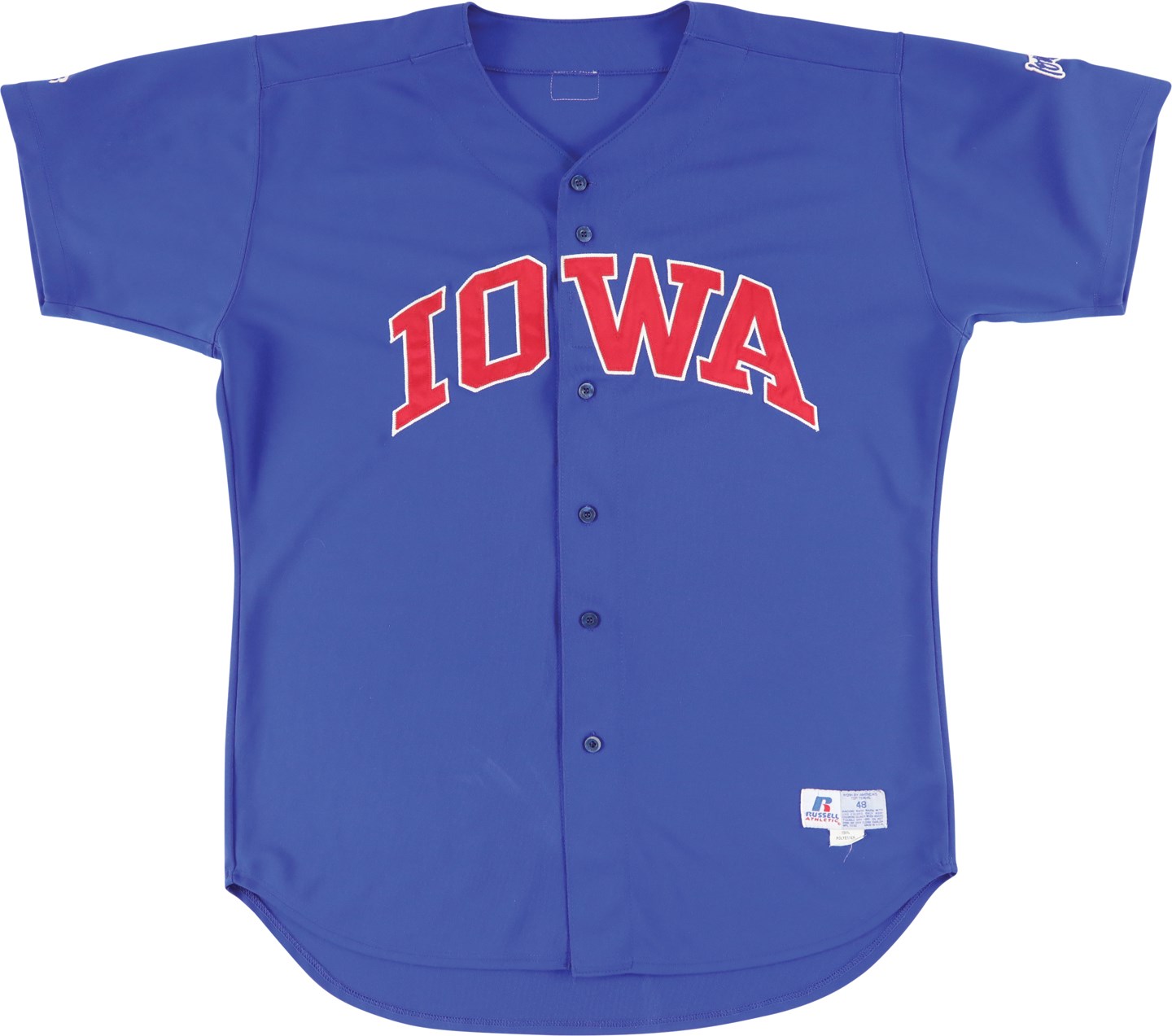 - 2012 Ryne Sandberg Iowa Cubs Game Worn Jersey (Team COA)