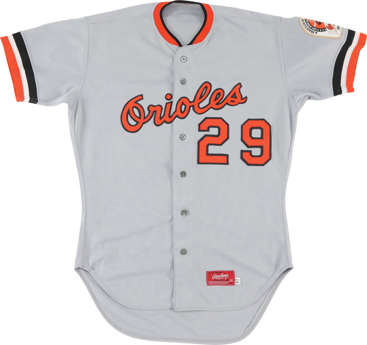 1984 Ken Singleton Baltimore Orioles Signed Game Worn Jersey