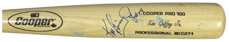 Bats - Circa 1989 Ken Griffey, Jr. Signed Game Used Rookie Bat (34”)