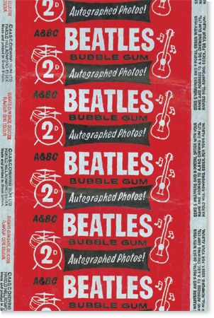 1964 Beatles A&BC Gum Wrappers (11)