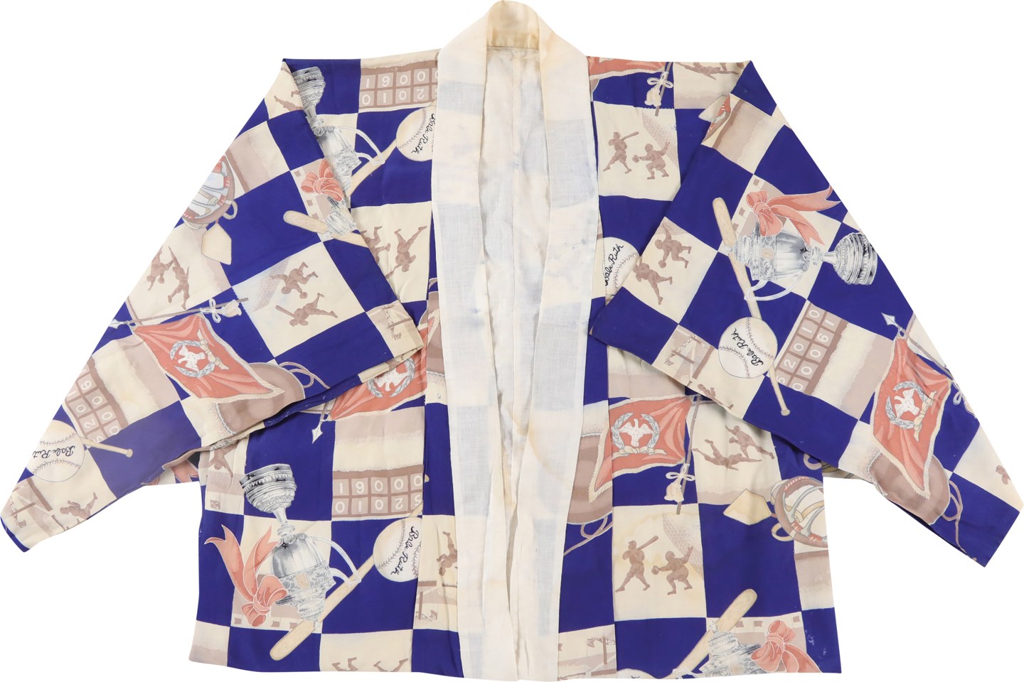 - Circa 1934 "Babe Ruth" Japanese Kimono