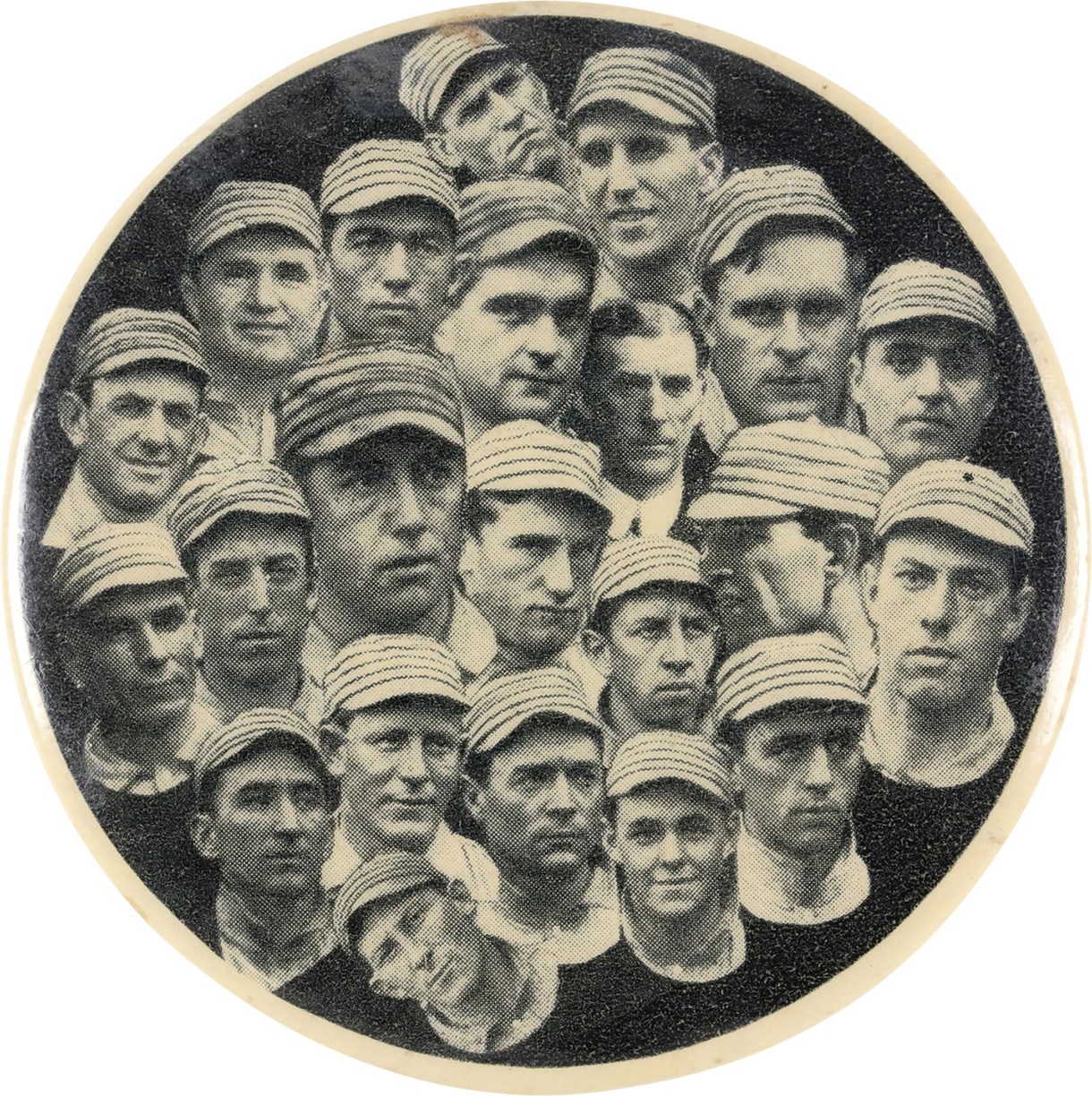 Baseball Memorabilia - Gorgeous 1913 World Champion Philadelphia Athletics Pinback Button (ex-Barry Halper Collection)