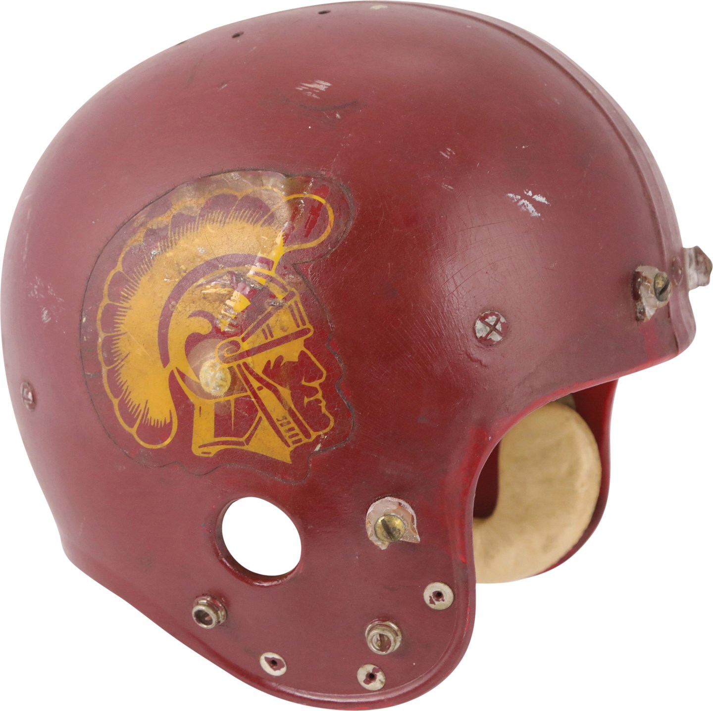 Football - 1974 George Stewart National Championship USC Trojans Game Used Helmet