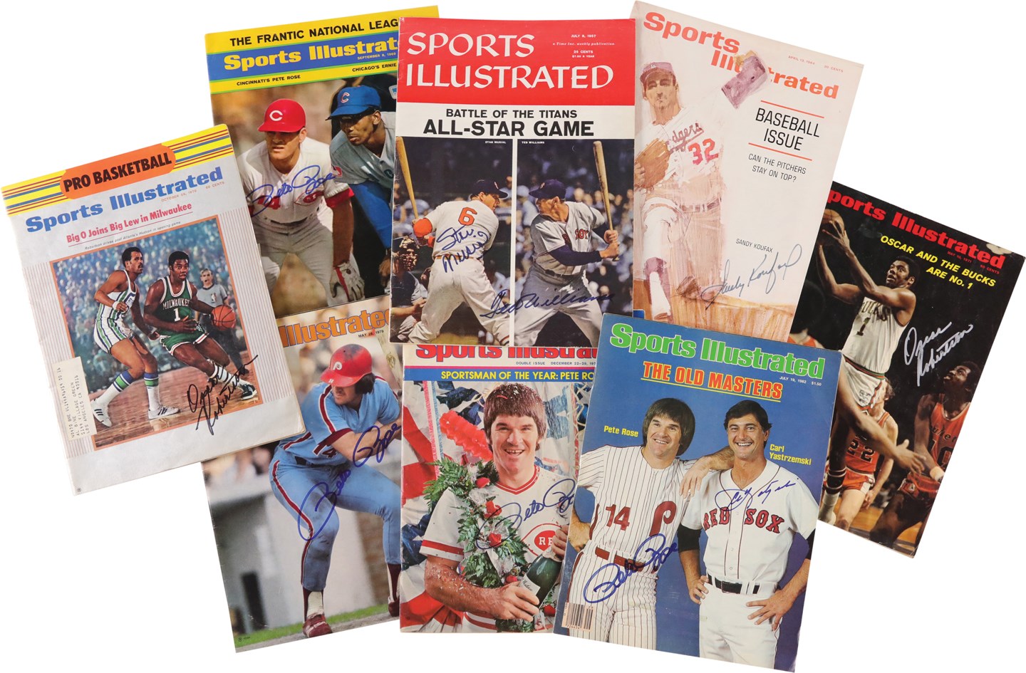 Baseball Autographs - Collection of Signed Sports Illustrated Magazines (29)