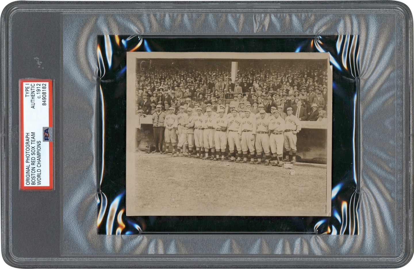 - 1912 Boston Red Sox World Champion Team Photograph (PSA Type I)