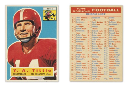 Football Cards - 1956 Topps Football Set