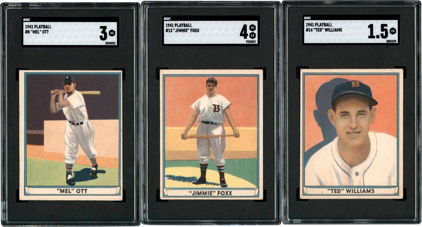 - 1941 Play Ball Collection w/Ted Williams (19)