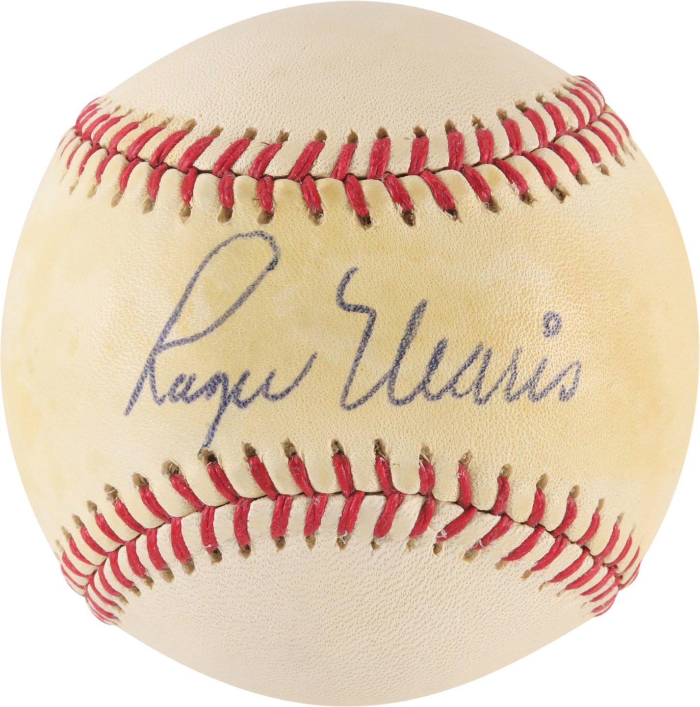 Baseball Autographs - Roger Maris Single-Signed Baseball (PSA NM-MT 8 Auto)