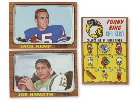 Football Cards - 1966 Topps Football Set (Namath 2nd year)