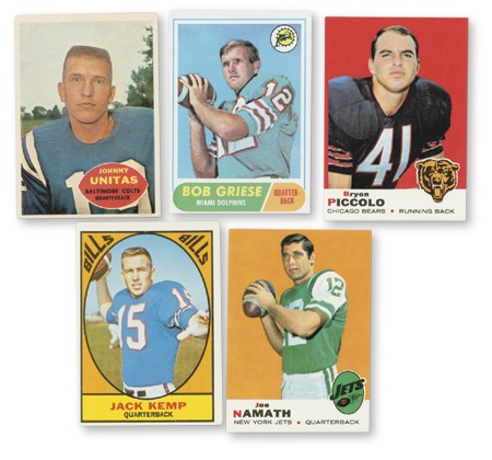 Football Cards - Four 1960’s Topps Football Sets (’60, and ’67-’69)