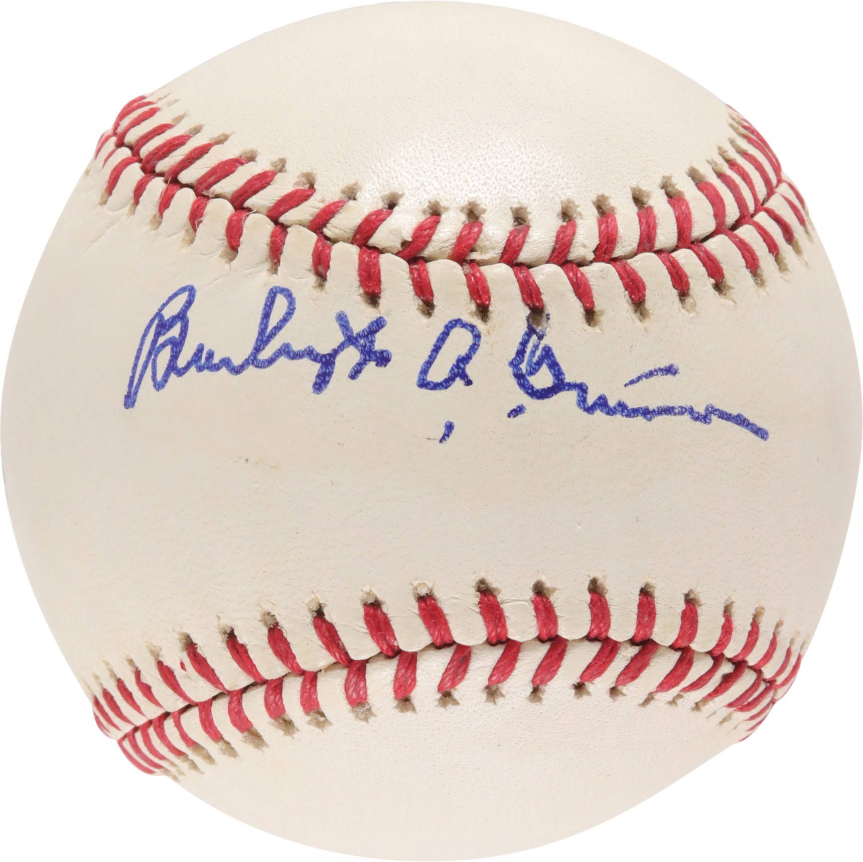 Baseball Autographs - Burleigh Grimes Single-Signed Baseball (PSA NM-MT 8 Auto)
