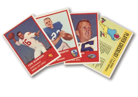 Football Cards - 1963 Fleer Football Complete Set