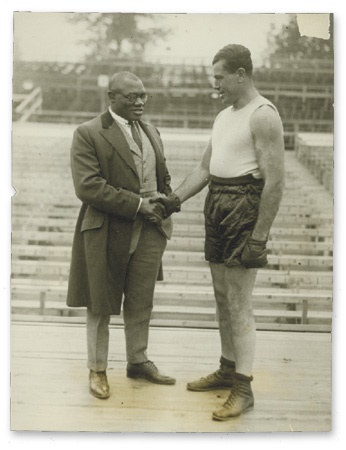 Muhammad Ali & Boxing - 1924 Blind Sam Langford Wire Photograph