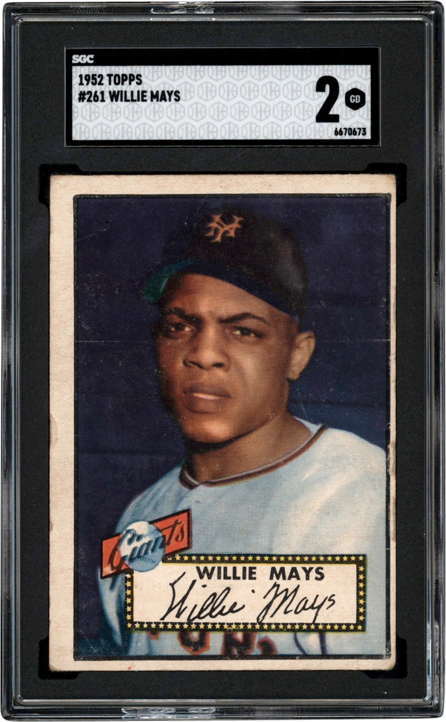 - 1952 Topps #261 Willie Mays SGC GD 2