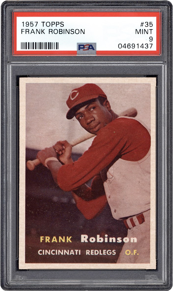 - 1957 Topps #35 Frank Robinson Rookie PSA MINT 9 (None Higher)