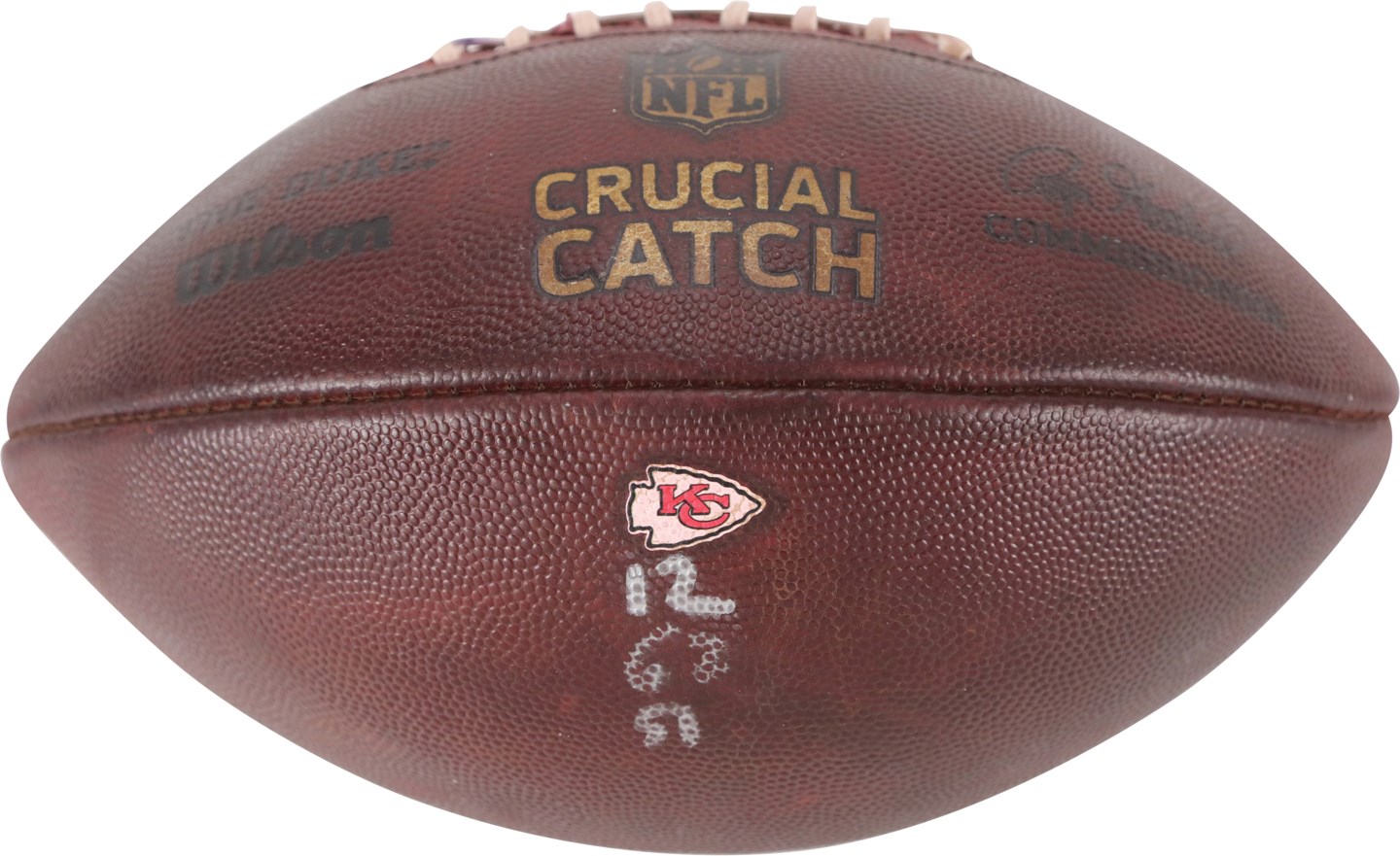 Football - 2017 James Harrison Game Used Football from Last Sack as a Pittsburgh Steeler - Sets Steelers All-Time Record! (ex-James Harrison Collection)