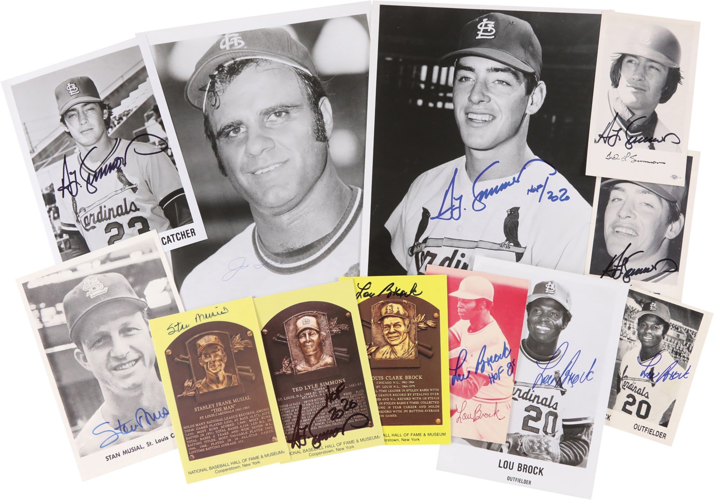 - St. Louis Cardinals Hall of Famers Signed Collection (12)