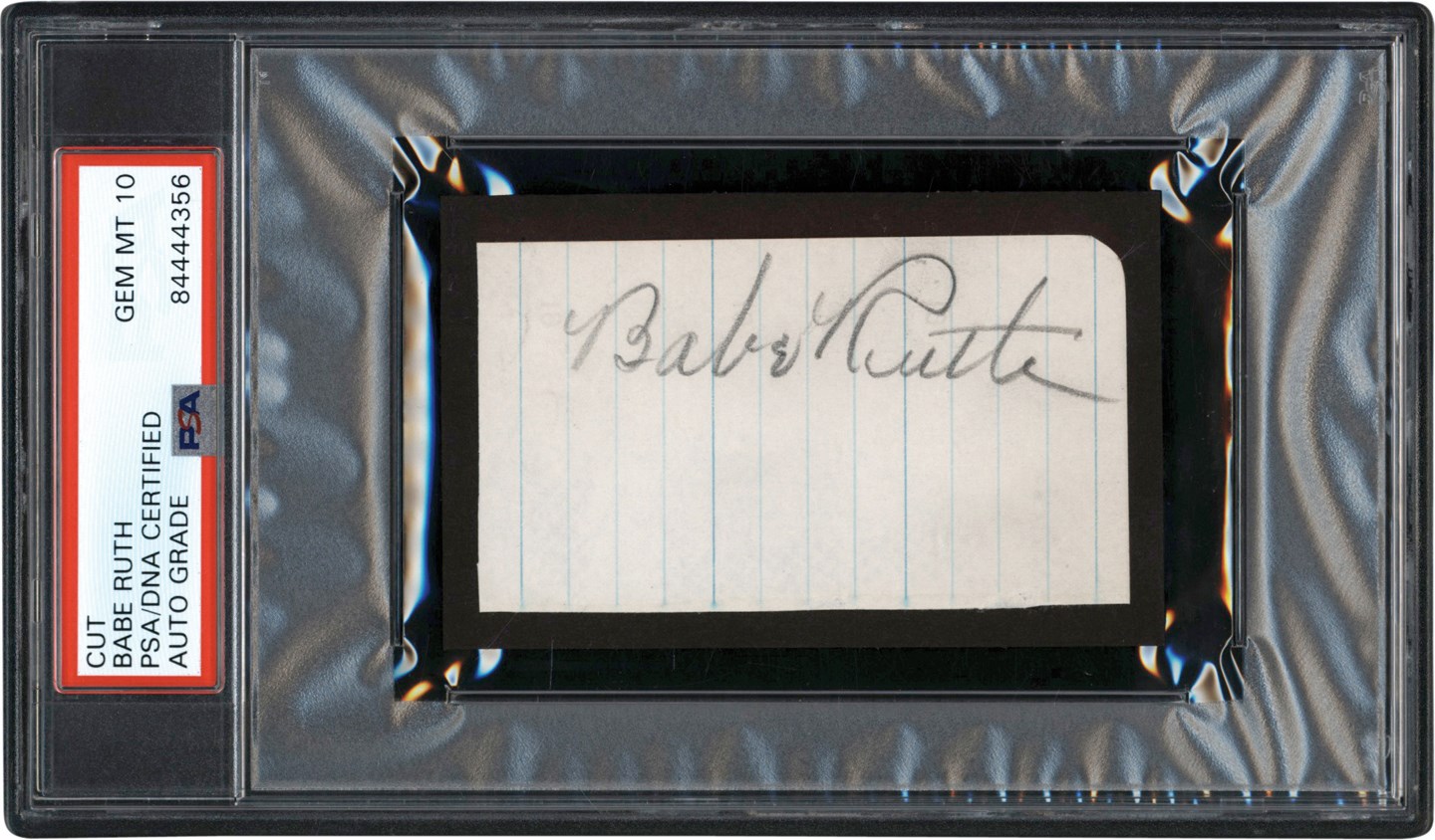 Baseball Autographs - Perfect Babe Ruth Autograph (PSA GEM MINT 10)