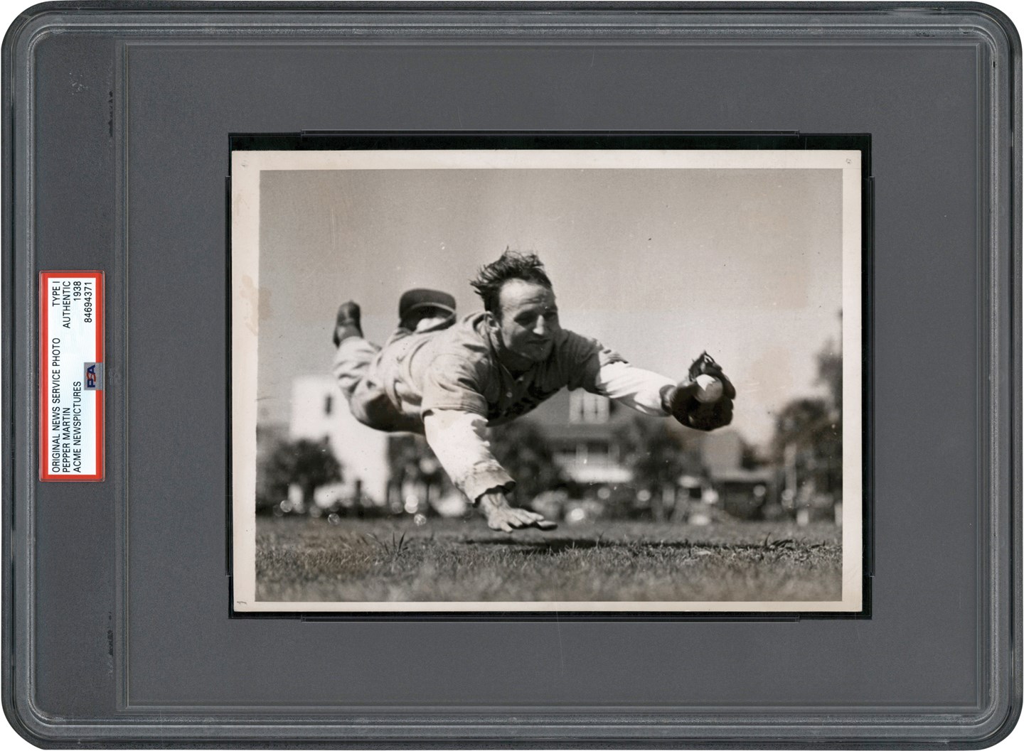 Vintage Sports Photographs - 1938 Pepper Martin Acme News Pictures Photograph (PSA Type I)