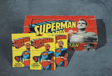 Unopened Wax Packs Boxes and Cases - 1966 Topps Superman Wax Box