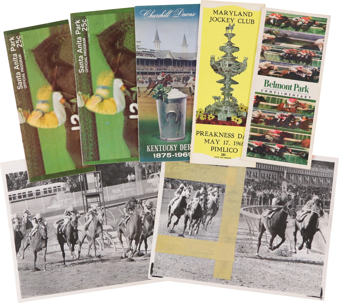 Horse Racing - Hall of Fame Racehorse Majestic Prince Programs and Photos (32)