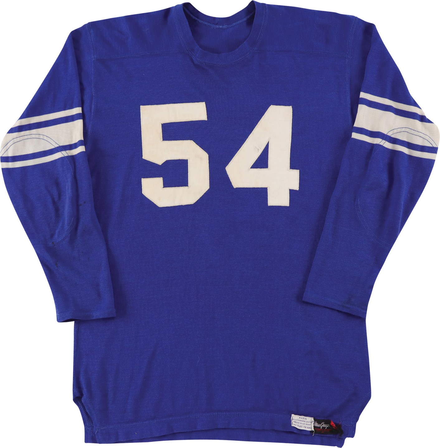 Football - 1953-55 Baltimore Colts Walk On Worn Jersey