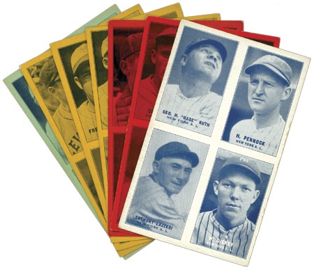 Baseball and Trading Cards - 1920’s – 1930’s Exhibit Cards Featuring Babe Ruth