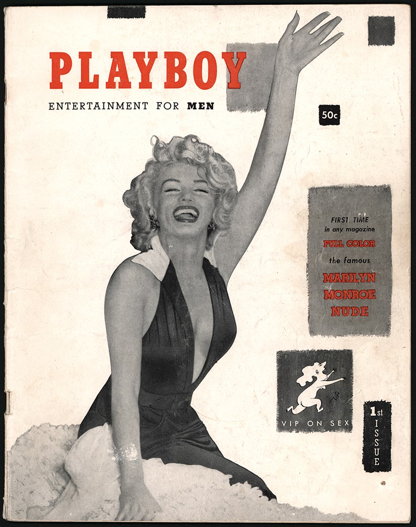 - 1954 First Issue of Playboy Magazine