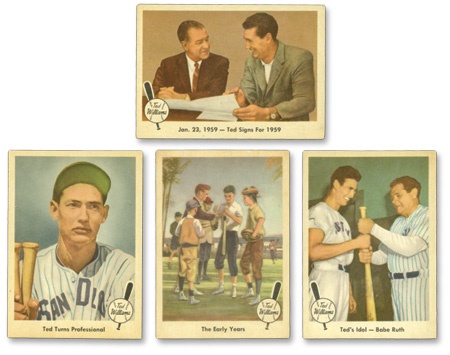 Baseball and Trading Cards - 1959 Fleer Ted Williams Complete Set