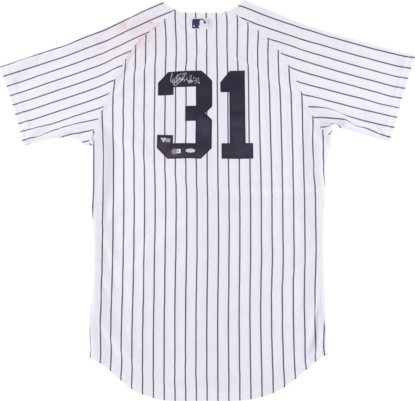 - 2013 Ichiro Suzuki New York Yankees Signed Game Worn Jersey (Photo-Matched, MLB & Steiner)
