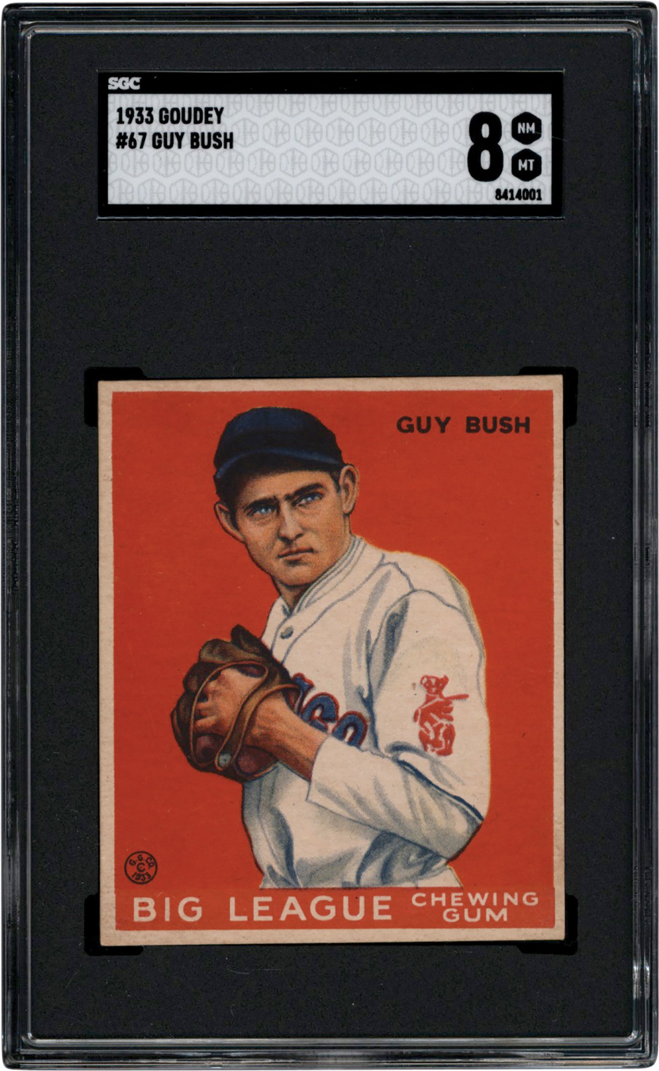 - 1933 Goudey Baseball #67 Guy Bush SGC NM-MT 8