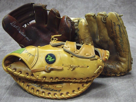 Ted Williams Signed Gloves (3)