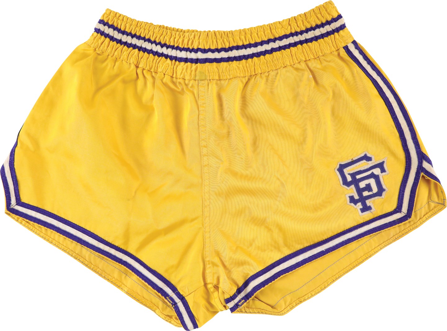 - Circa 1963 Guy Rodgers San Francisco Warriors Game Worn Shorts - Rare Style