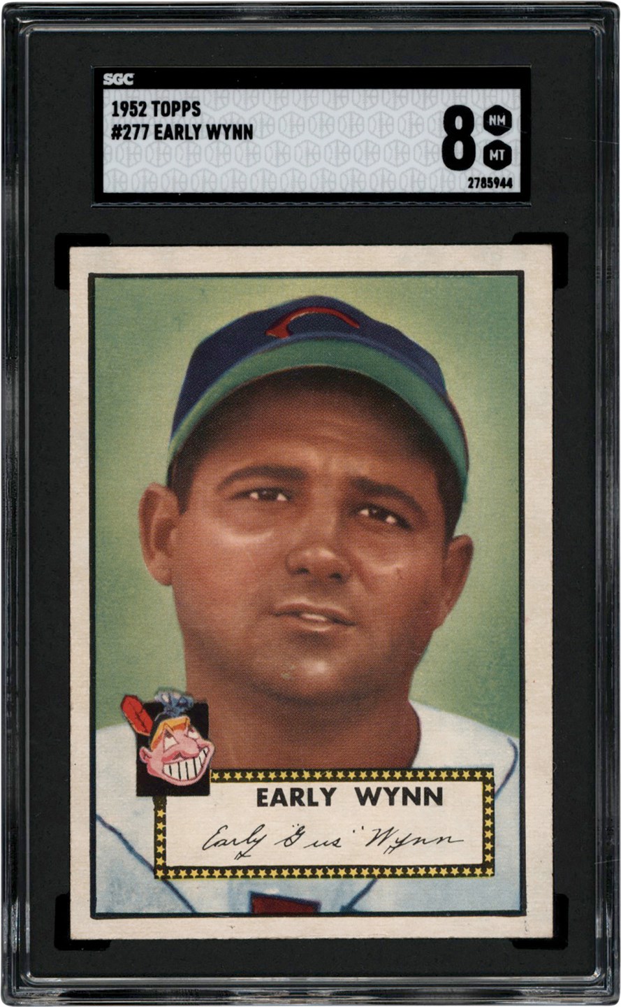 - 1952 Topps Baseball #277 Early Wynn SGC NM-MT 8