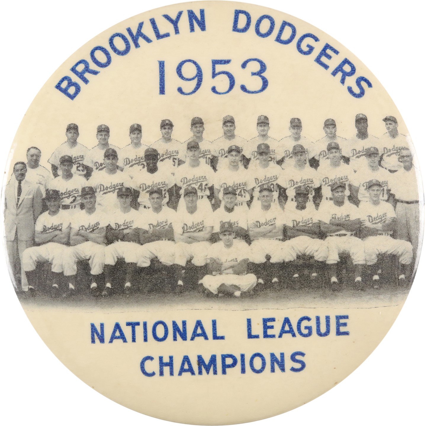 - Rare 1953 Brooklyn Dodger National League Champions Pin